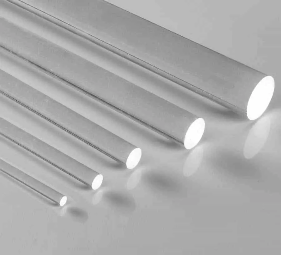 Barras y cuadradillos de metacrilato macizo transparente para decoración y displays — imagen 2