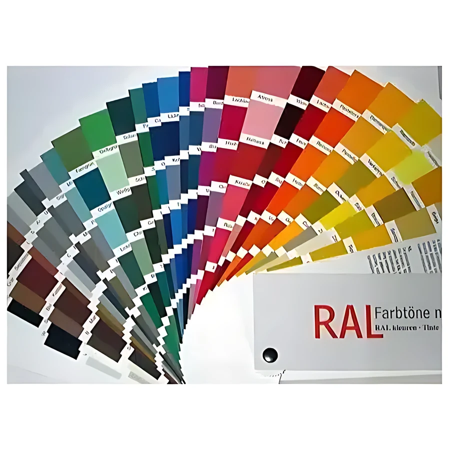 Carta de colores RAL en abanico con 210 tonos para selección cromática