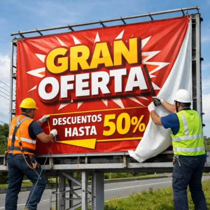 Rollo de lona frontlit semimate fundida de 450 g para impresión de gran formato