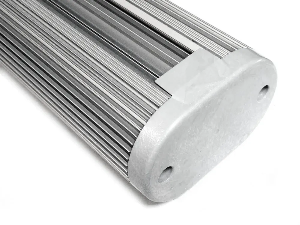 Perfil de aluminio electrificado y accesorios para iluminación de carpetas — imagen 3