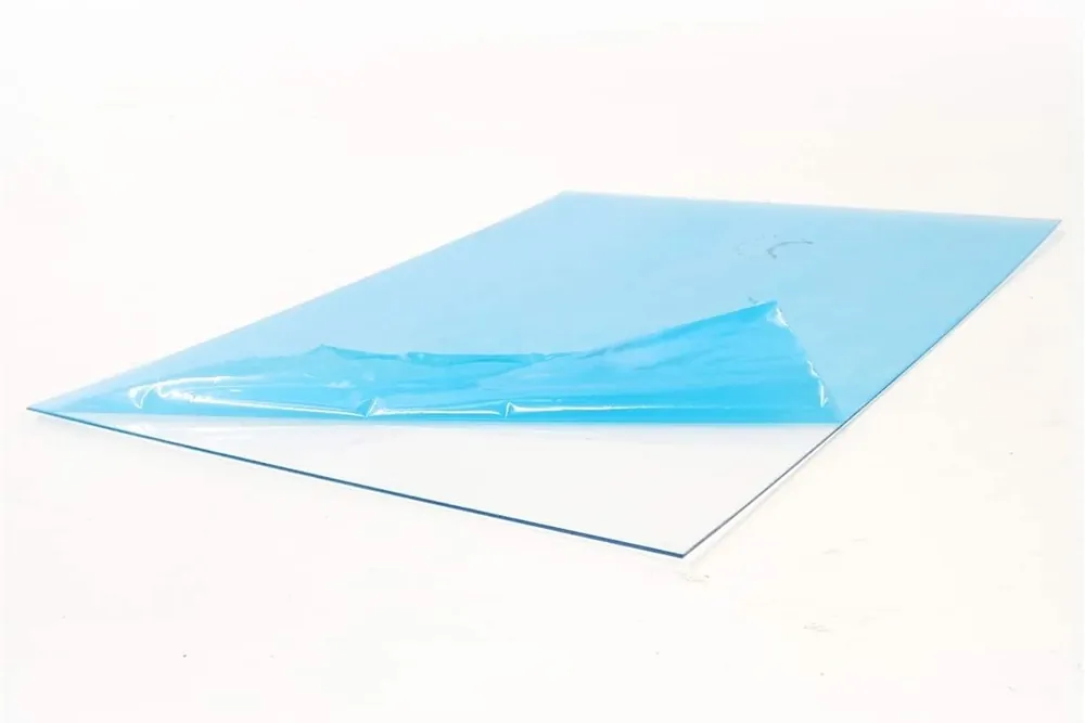 Placa de PETG transparente resistente al impacto para vajilla y usos técnicos
