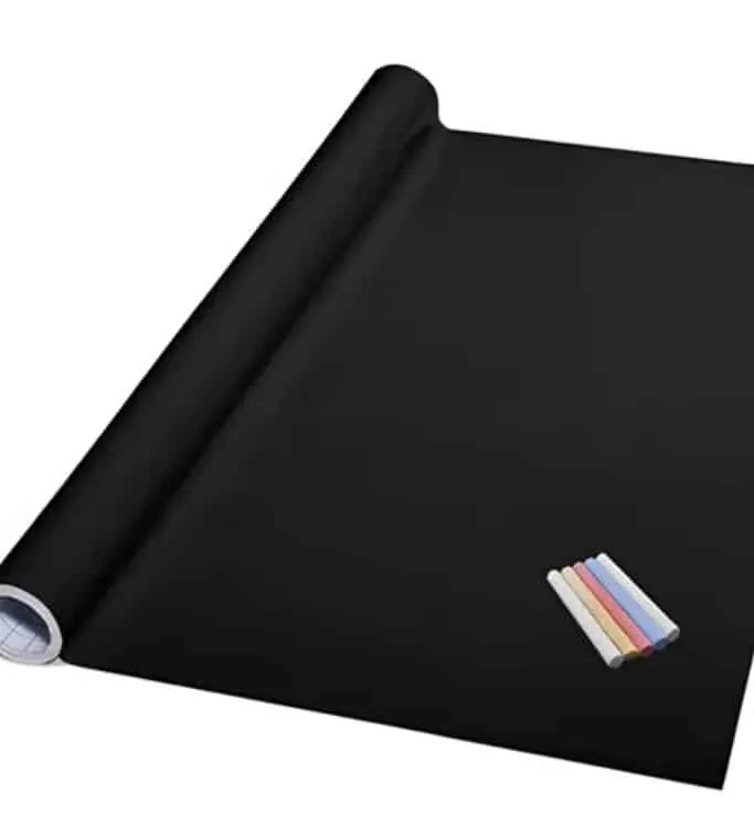 Vinilo pizarra negro gofrado Blackboard para escribir con tiza — imagen 2