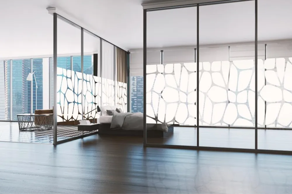 Vinilo efecto ácido Glass Decor 700 translúcido para decoración de ventanas