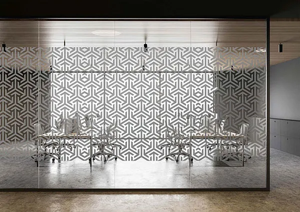 Vinilo efecto esmerilado Glass Etched PTA para decoración de cristales — imagen 4