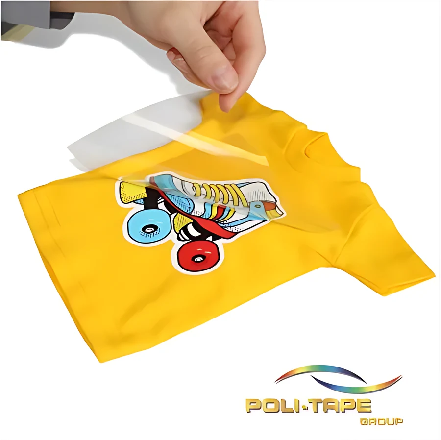 Vinilo textil Poli-Flex 4625 transparente mate ultrafino para prendas claras